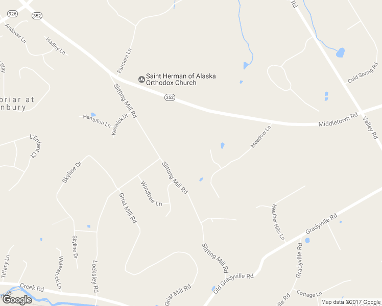 map of restaurants, bars, coffee shops, grocery stores, and more near 1585 Meadow Lane in Delaware County