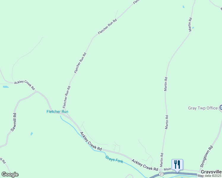 map of restaurants, bars, coffee shops, grocery stores, and more near in Graysville