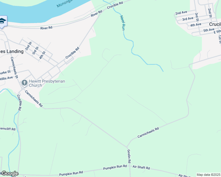 map of restaurants, bars, coffee shops, grocery stores, and more near in Rices Landing