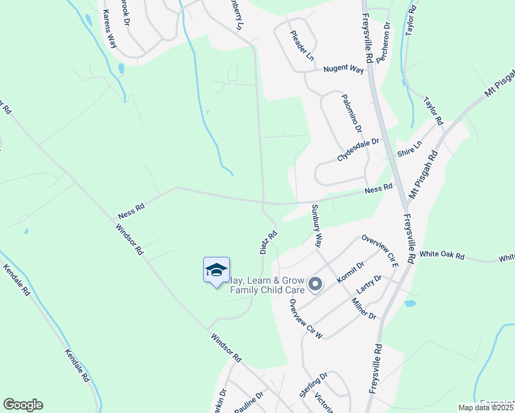 map of restaurants, bars, coffee shops, grocery stores, and more near 1100 Dietz Road in Red Lion