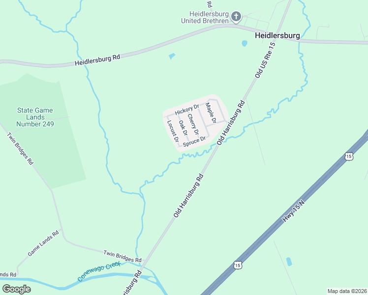 map of restaurants, bars, coffee shops, grocery stores, and more near 4820 Old Harrisburg Road in Gettysburg