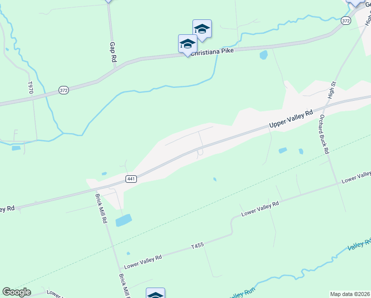 map of restaurants, bars, coffee shops, grocery stores, and more near 131 Upper Valley Road in Christiana