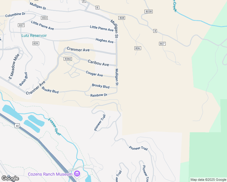 map of restaurants, bars, coffee shops, grocery stores, and more near 568 Brooky Drive in Fraser