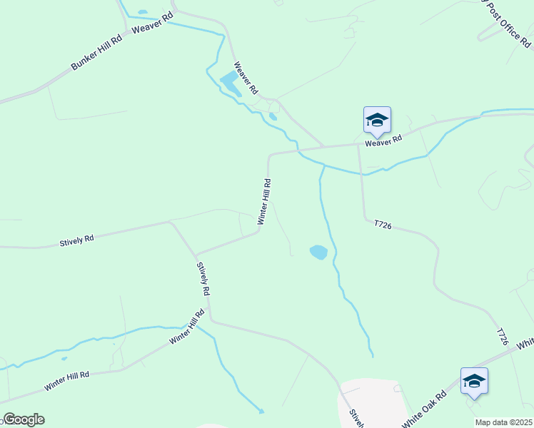 map of restaurants, bars, coffee shops, grocery stores, and more near 636 Winter Hill Road in Strasburg