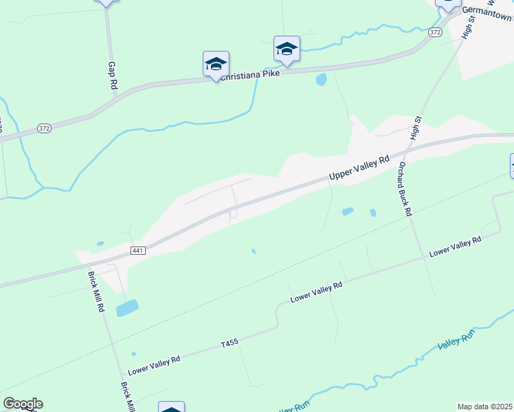 map of restaurants, bars, coffee shops, grocery stores, and more near 114 Upper Valley Road in Christiana