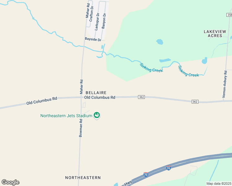 map of restaurants, bars, coffee shops, grocery stores, and more near 6618-6998 County Highway 362 in South Vienna