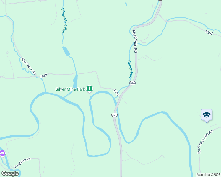 map of restaurants, bars, coffee shops, grocery stores, and more near 220 Silver Mine Road in Conestoga