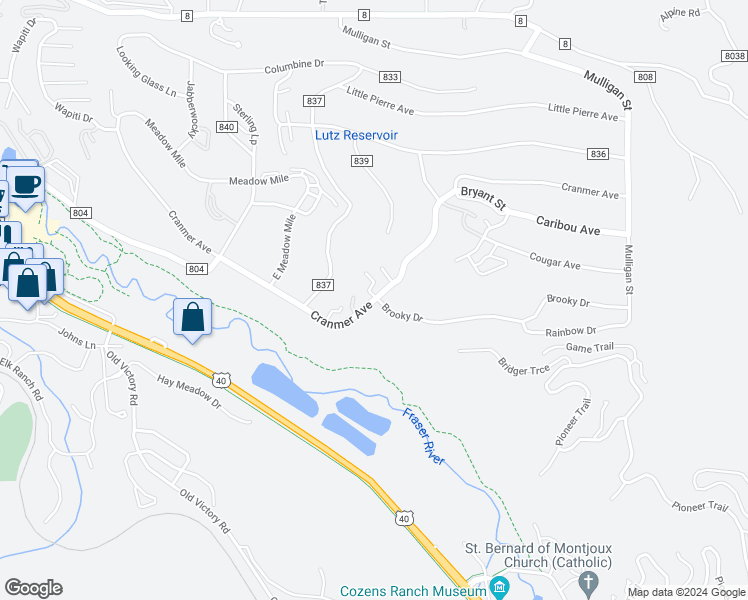 map of restaurants, bars, coffee shops, grocery stores, and more near 16 County Rd in Winter Park