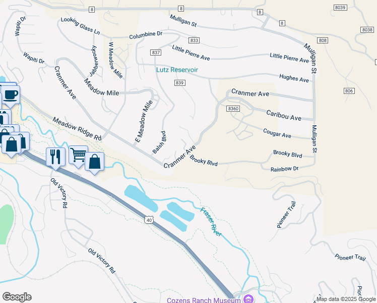 map of restaurants, bars, coffee shops, grocery stores, and more near 16 County Rd in Winter Park