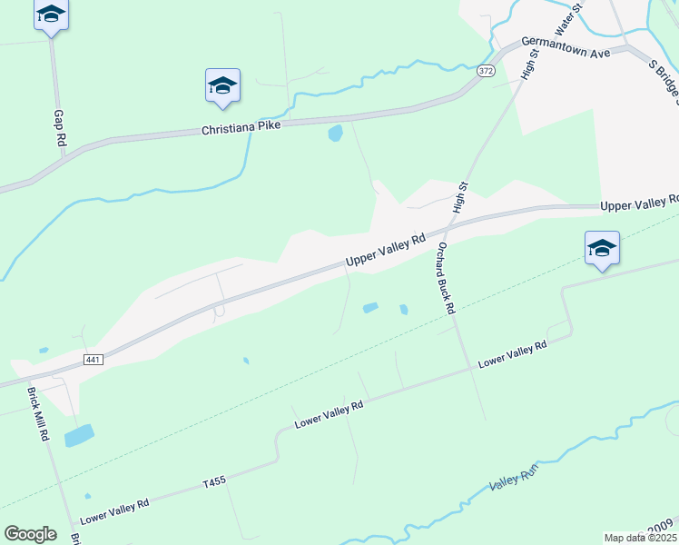 map of restaurants, bars, coffee shops, grocery stores, and more near 84 Upper Valley Road in Christiana