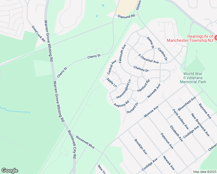 map of restaurants, bars, coffee shops, grocery stores, and more near 10 Apple Lane in Manchester Township