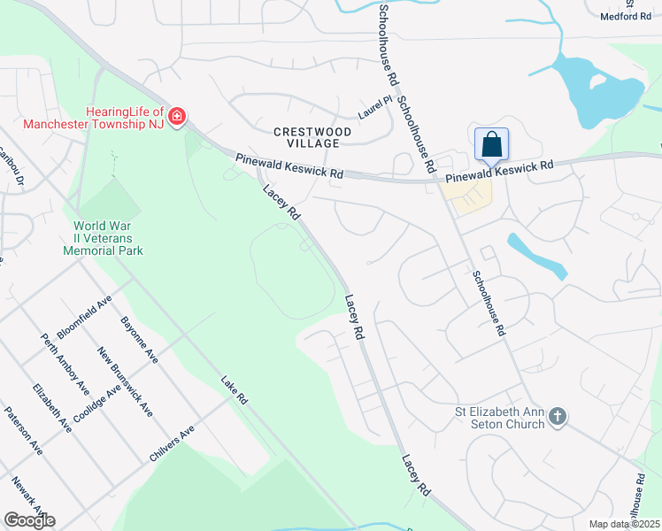 map of restaurants, bars, coffee shops, grocery stores, and more near 337 Gardenia Drive in Manchester Township