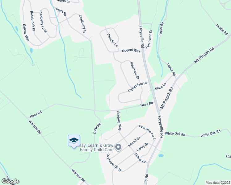 map of restaurants, bars, coffee shops, grocery stores, and more near 695 Clydesdale Dr in York