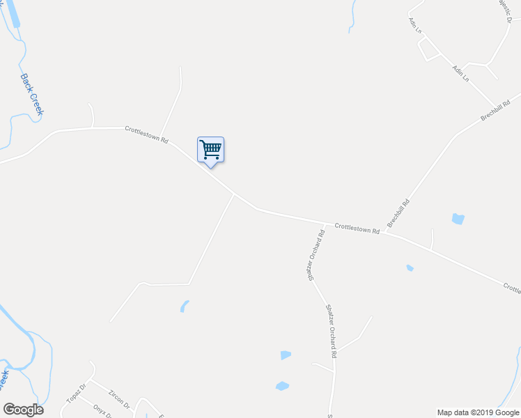 map of restaurants, bars, coffee shops, grocery stores, and more near 2935 Crottlestown Road in Chambersburg