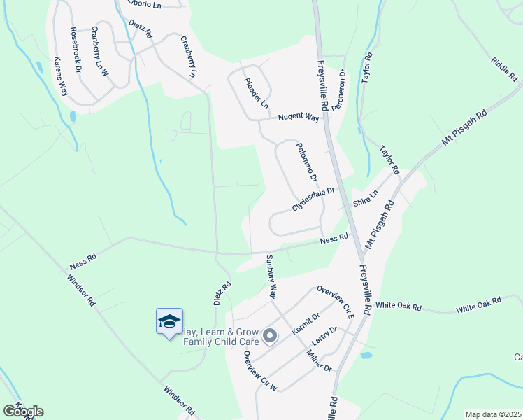 map of restaurants, bars, coffee shops, grocery stores, and more near 695 Clydesdale Dr in York