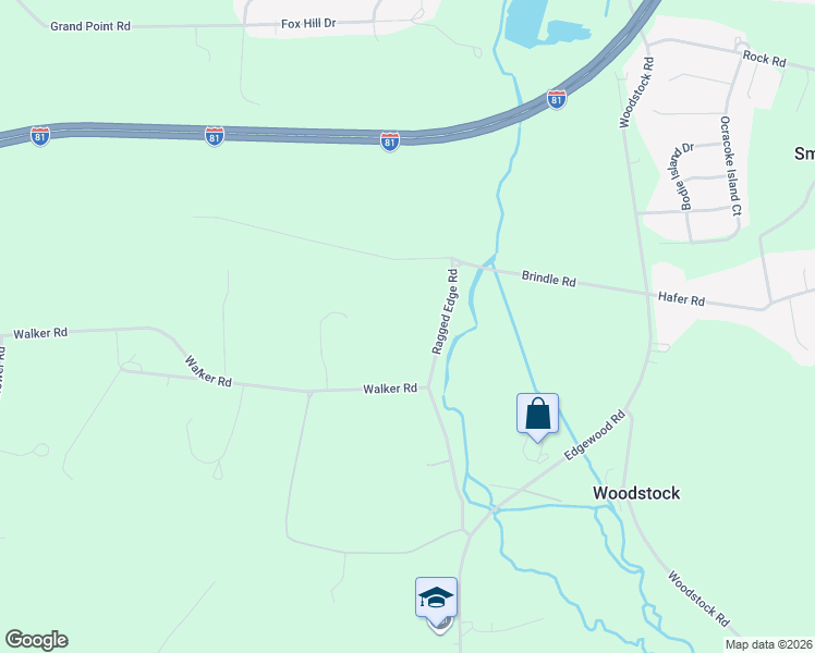 map of restaurants, bars, coffee shops, grocery stores, and more near 1709 Ragged Edge Road in Chambersburg