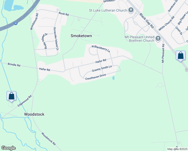 map of restaurants, bars, coffee shops, grocery stores, and more near 221 Cresthaven Drive in Fayetteville