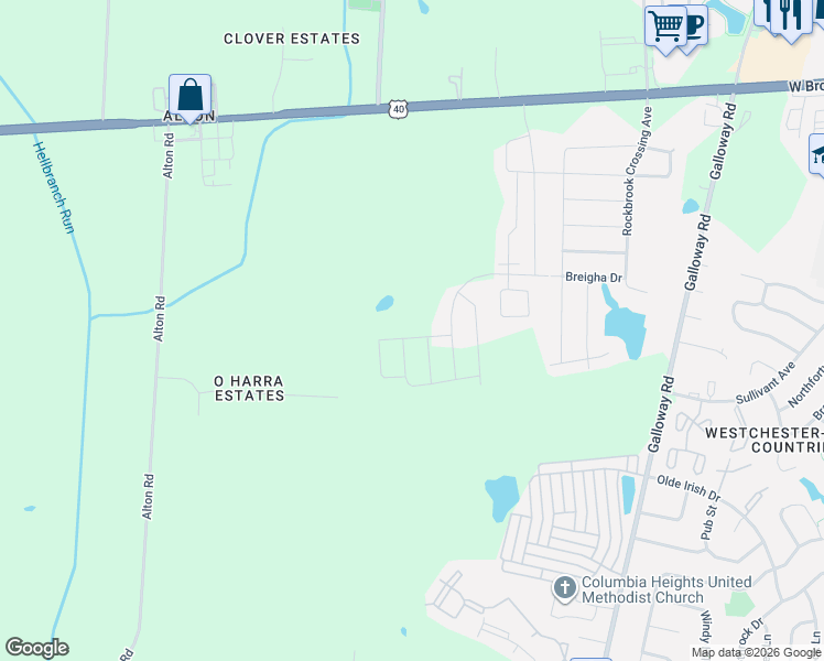 map of restaurants, bars, coffee shops, grocery stores, and more near 6468 Tamara Avenue in Galloway