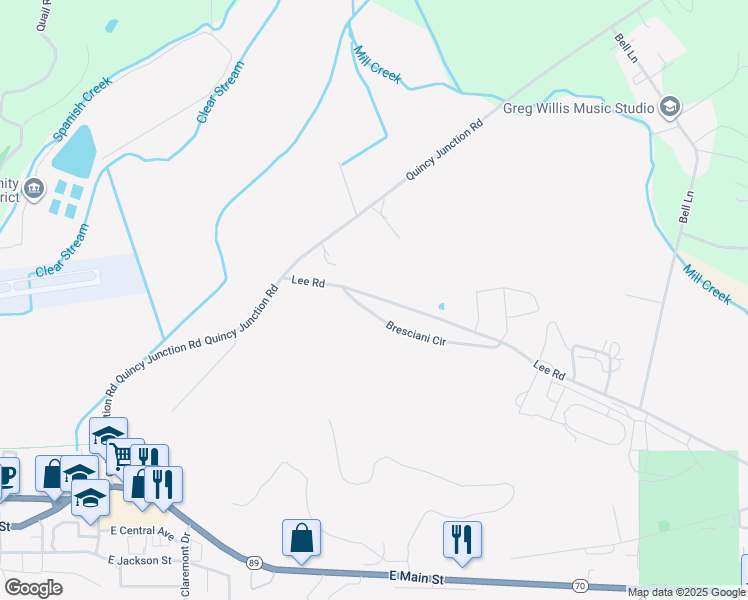 map of restaurants, bars, coffee shops, grocery stores, and more near 746 Lee Road in Quincy