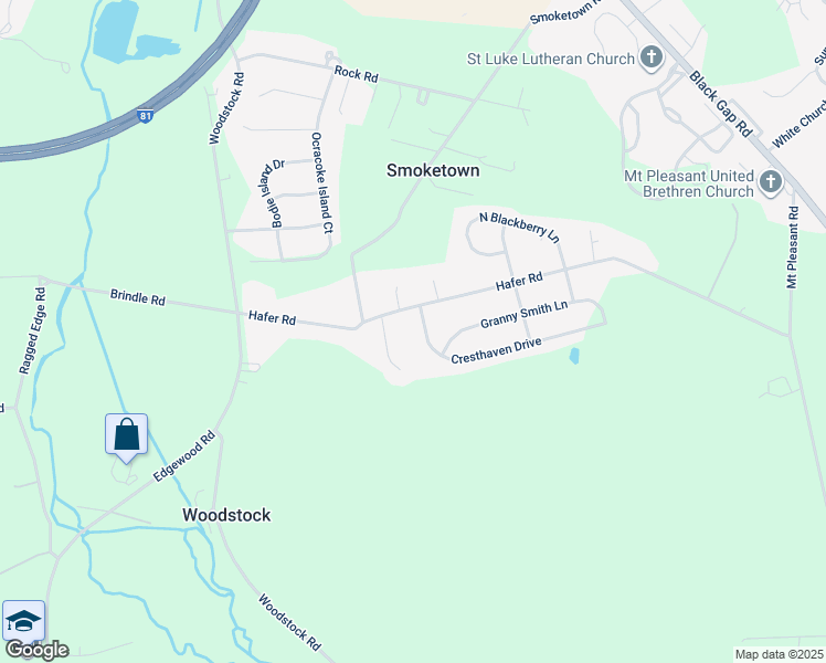 map of restaurants, bars, coffee shops, grocery stores, and more near 100 Cresthaven Drive in Fayetteville