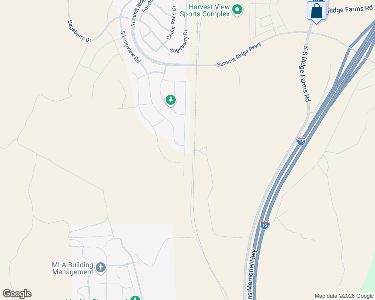 map of restaurants, bars, coffee shops, grocery stores, and more near 1937 South Freestone Boulevard in Santaquin