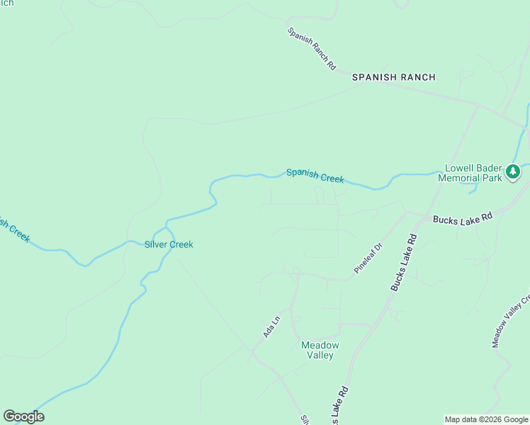 map of restaurants, bars, coffee shops, grocery stores, and more near 257 Willow Way in Meadow Valley