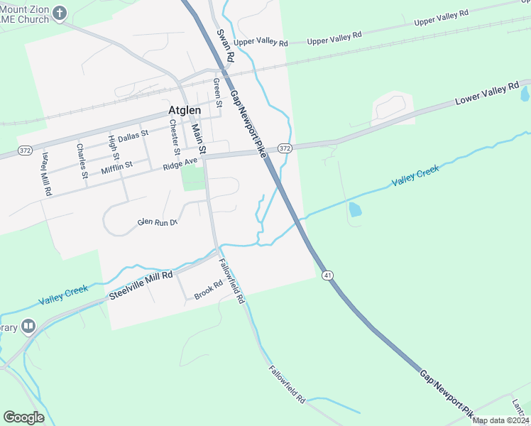 map of restaurants, bars, coffee shops, grocery stores, and more near 120 Newport Circle in Atglen