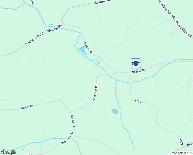 map of restaurants, bars, coffee shops, grocery stores, and more near 636 Winter Hill Road in Strasburg