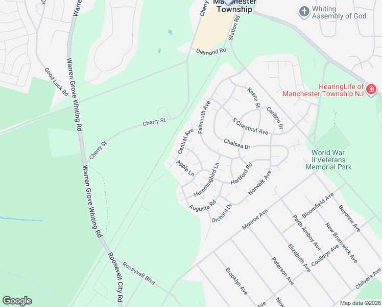 map of restaurants, bars, coffee shops, grocery stores, and more near 19 Berry Hill Road in Manchester Township