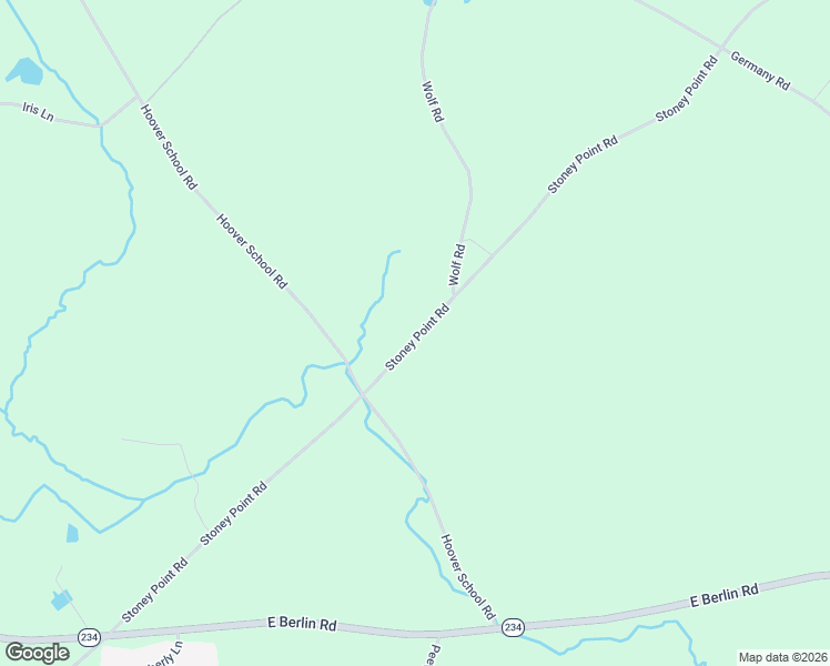 map of restaurants, bars, coffee shops, grocery stores, and more near 245 Hoover School Road in East Berlin