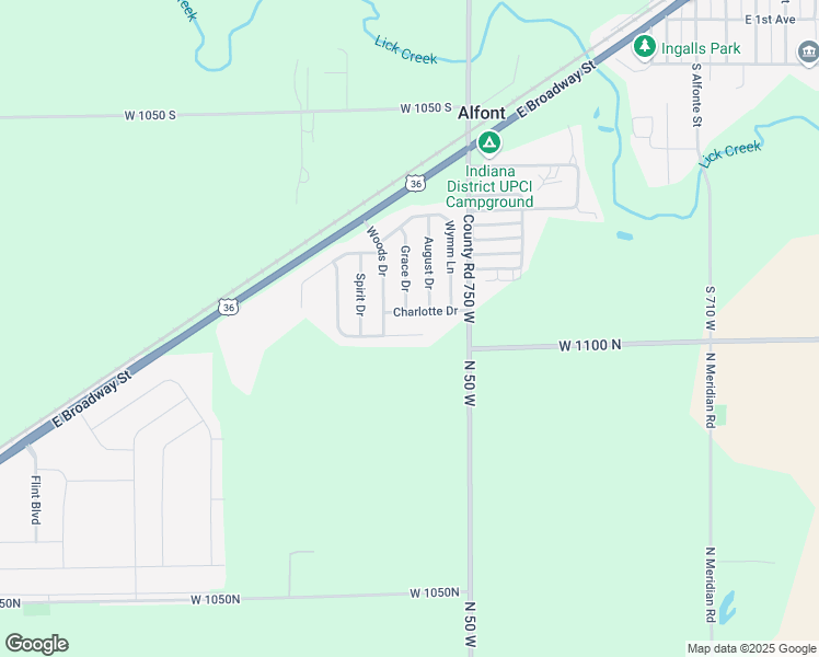 map of restaurants, bars, coffee shops, grocery stores, and more near 7622 Mansfield Way in Ingalls