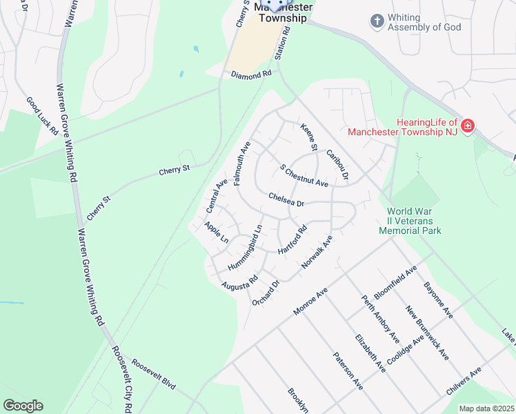 map of restaurants, bars, coffee shops, grocery stores, and more near 84 Falmouth Avenue in Manchester Township