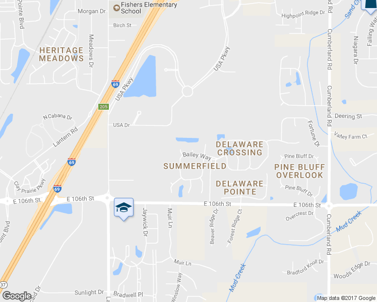 map of restaurants, bars, coffee shops, grocery stores, and more near 10808 Sarah Ct in Fishers