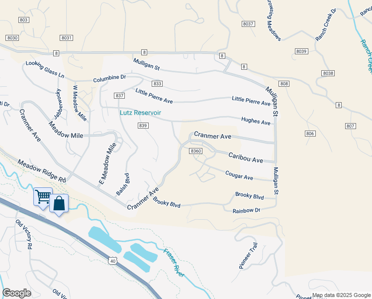 map of restaurants, bars, coffee shops, grocery stores, and more near 819-1165 Cramner Avenue in Winter Park