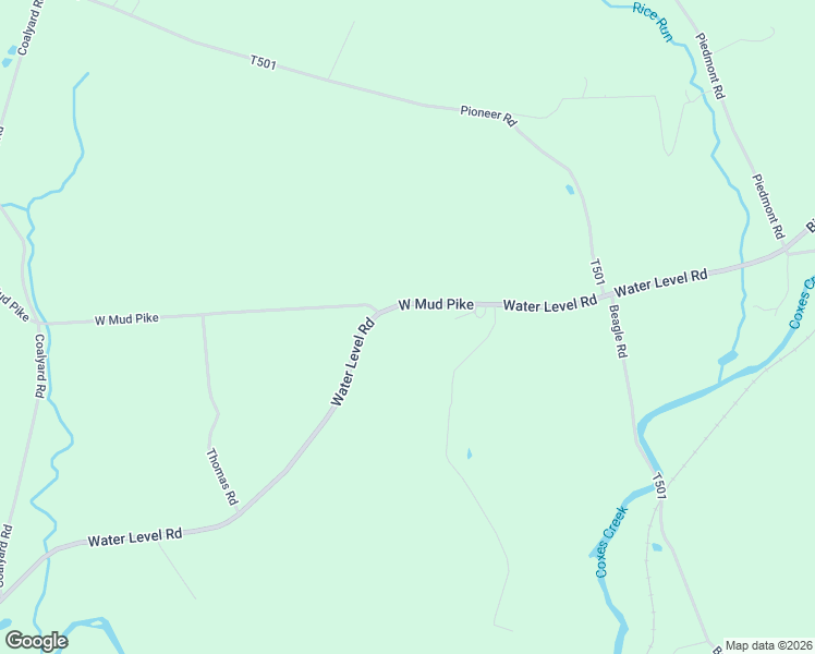 map of restaurants, bars, coffee shops, grocery stores, and more near 3736 Water Level Road in Rockwood