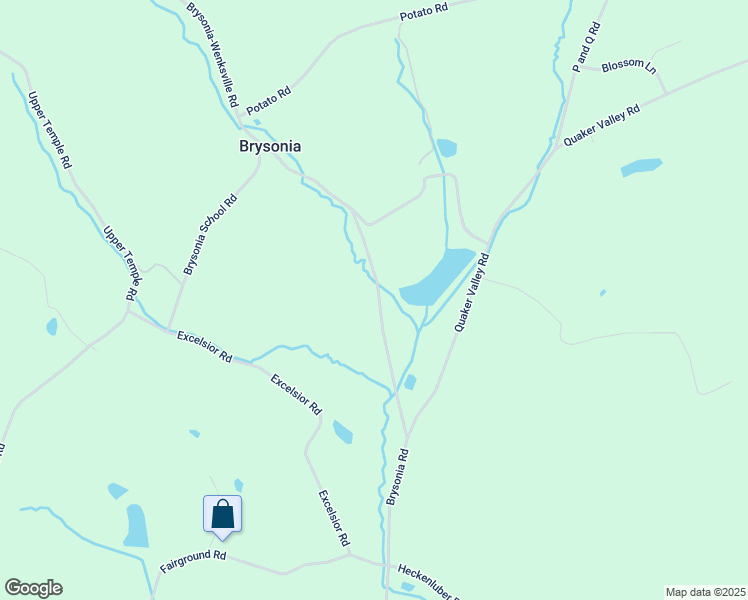 map of restaurants, bars, coffee shops, grocery stores, and more near 570 Brysonia Road in Biglerville
