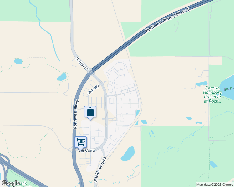 map of restaurants, bars, coffee shops, grocery stores, and more near 113780 Del Corso Way in Broomfield