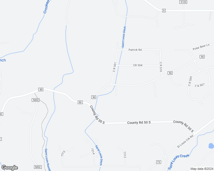 map of restaurants, bars, coffee shops, grocery stores, and more near County Highway 50 in Fraser