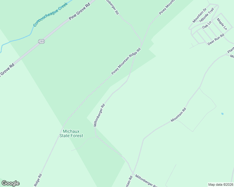 map of restaurants, bars, coffee shops, grocery stores, and more near 695 Miltonberger Road in Orrtanna