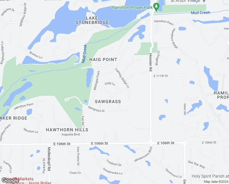 map of restaurants, bars, coffee shops, grocery stores, and more near 10980 Woodward Drive in Fishers