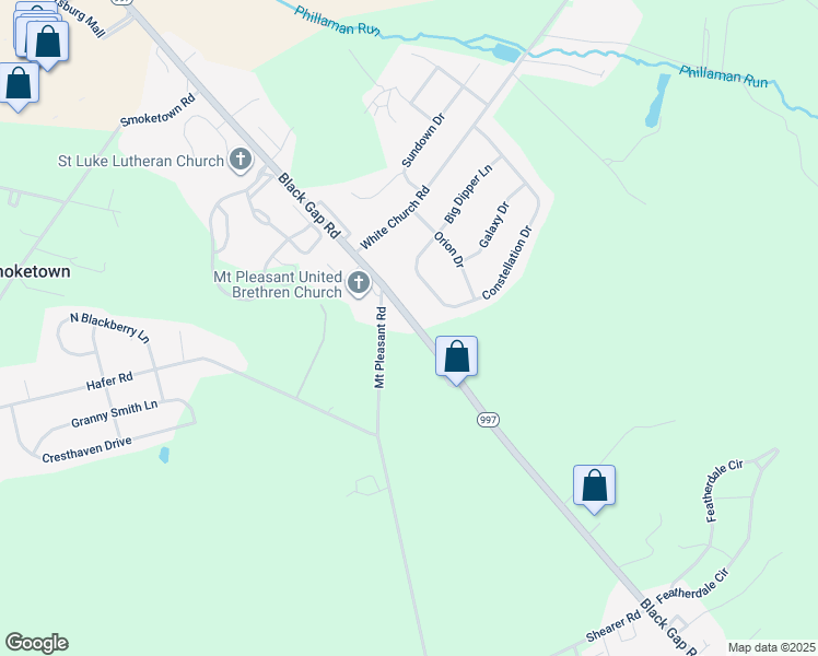 map of restaurants, bars, coffee shops, grocery stores, and more near 2349 Black Gap Road in Fayetteville