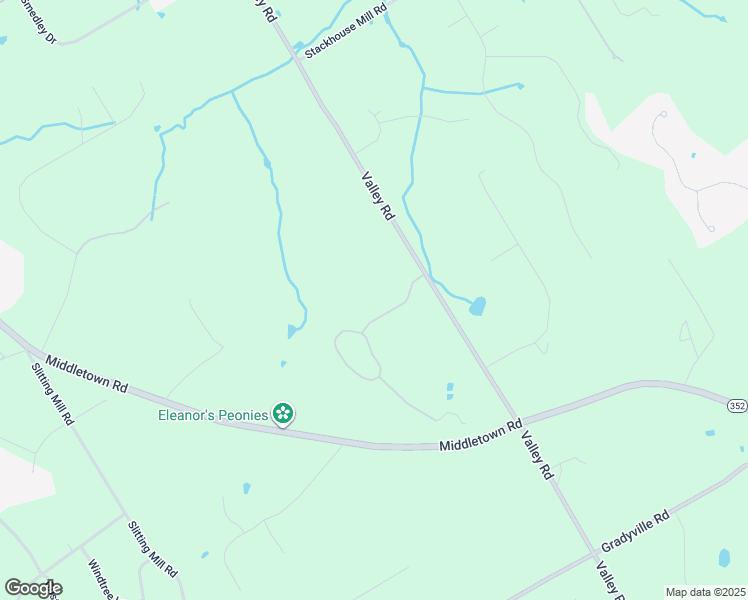 map of restaurants, bars, coffee shops, grocery stores, and more near 1008 Brick House Farm Lane in Newtown Square