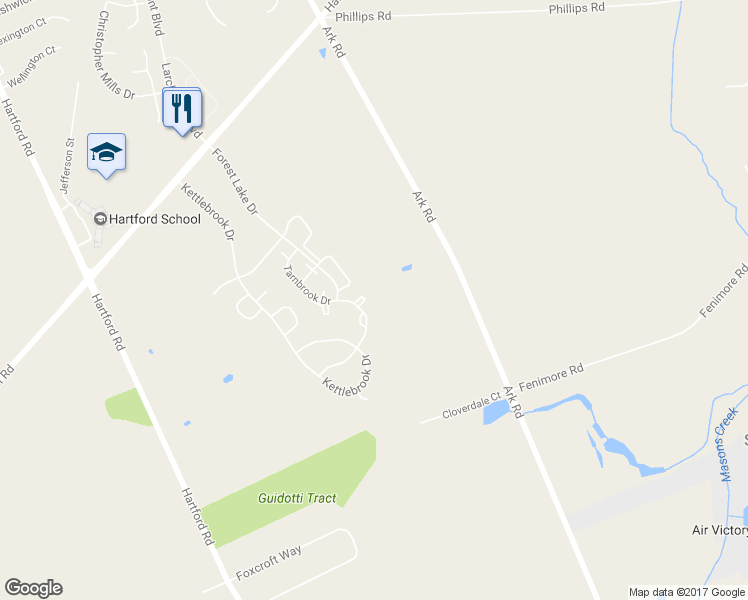 map of restaurants, bars, coffee shops, grocery stores, and more near 1900 Ark Road in Hainesport