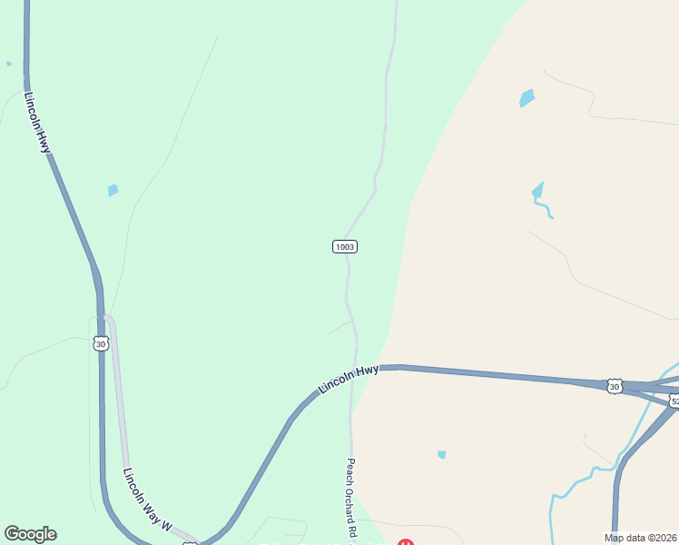 map of restaurants, bars, coffee shops, grocery stores, and more near 937 Peach Orchard Road in McConnellsburg