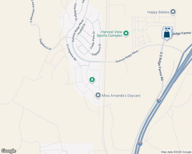 map of restaurants, bars, coffee shops, grocery stores, and more near 1671 South Freestone Boulevard in Santaquin