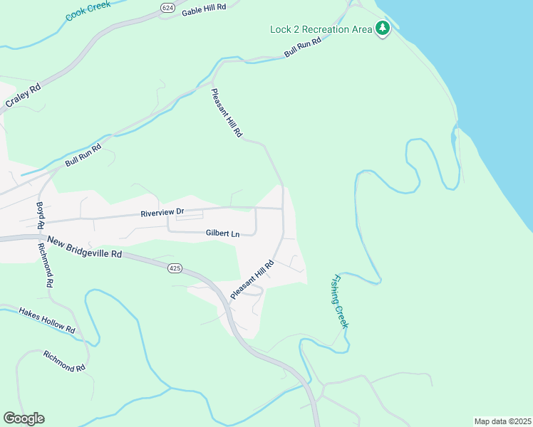 map of restaurants, bars, coffee shops, grocery stores, and more near 582 Riverview Drive in Wrightsville