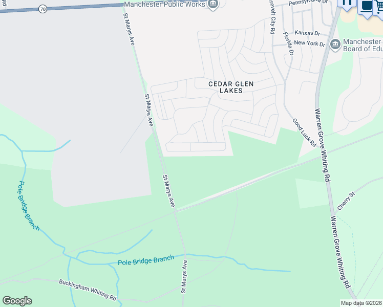 map of restaurants, bars, coffee shops, grocery stores, and more near 26 Arizona Avenue in Manchester Township