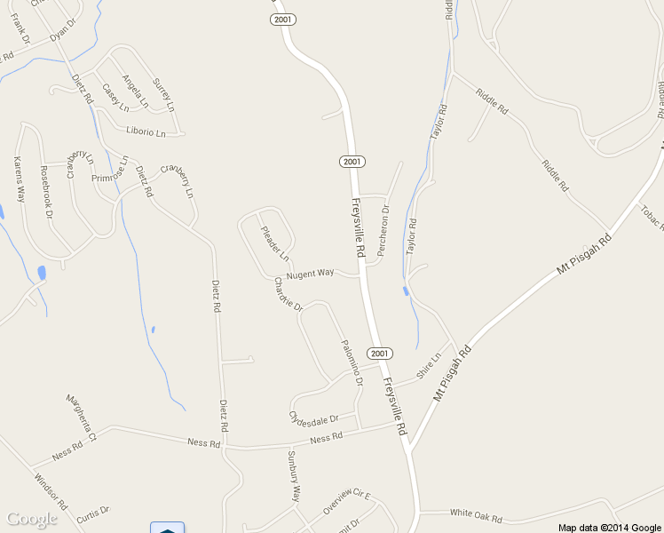 map of restaurants, bars, coffee shops, grocery stores, and more near 1015 Nugent Way in York