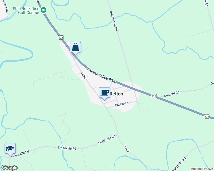 map of restaurants, bars, coffee shops, grocery stores, and more near in Refton