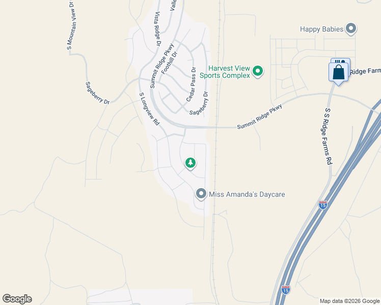 map of restaurants, bars, coffee shops, grocery stores, and more near 1609 West Foxberry Road in Santaquin